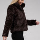 AMBIANCE APPAREL Fluffy Zip-Up Sweater Coat