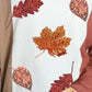 Maple Leaf Round Neck Long Sleeve T-Shirt