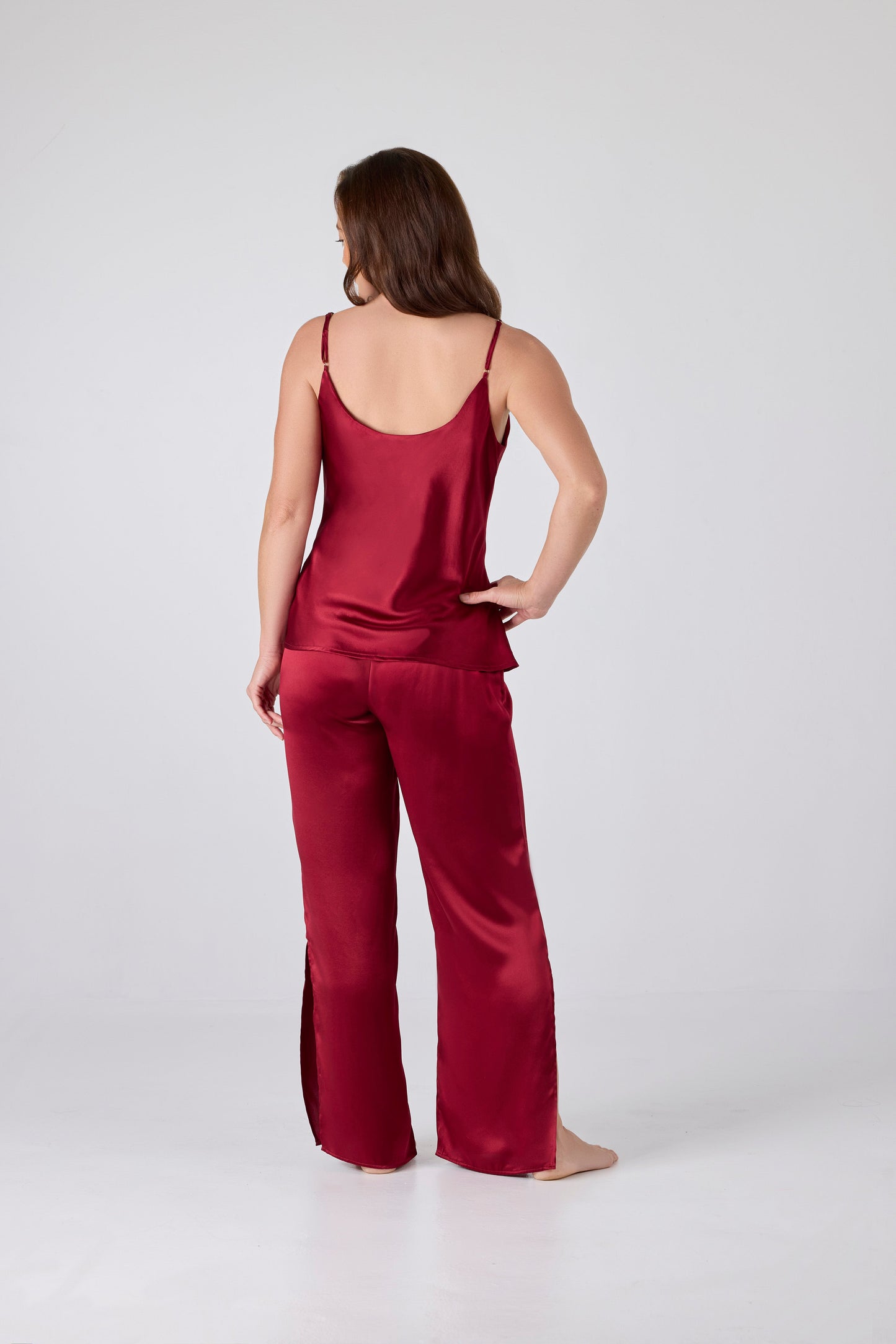 A. ROSE Women's Juliet Luxury Satin Pajama Set