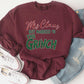 COLOR BEAR "Mrs. Claus Married to the Grinch" Christmas Graphic Sweatshirt