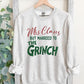 COLOR BEAR "Mrs. Claus Married to the Grinch" Christmas Graphic Sweatshirt