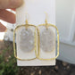 BAUBLES by B Ivory Gold Acrylic Chandelier Earrings
