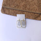 BAUBLES by B Ivory Gold Acrylic Chandelier Earrings