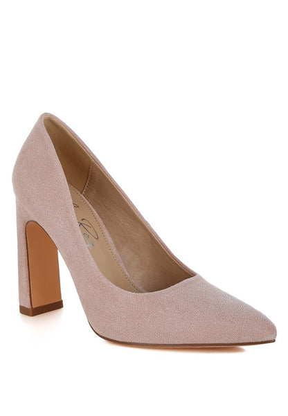 Uboa Slim Block Heel Pumps