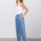 HI-WAIST SLOUCH JEANS