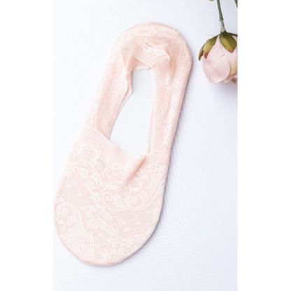 AILI'S CORNER No-Slip Floral Lace Socks