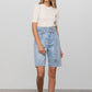 INSANE GENE Belted Denim Bermudas