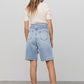 INSANE GENE Belted Denim Bermudas