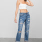 INSANE GENES Distressed Premium Boyfriend Jeans