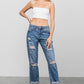 INSANE GENES Distressed Premium Boyfriend Jeans