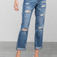INSANE GENES Distressed Premium Boyfriend Jeans