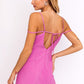 LE LIS Chic Strap Detail Mini Dress