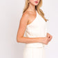 GILLI Cream One - Shoulder Layered Top Romper