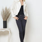BLUE B Faux Leather Moto Fringe Jacket