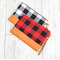 AILI'S CORNER Buffalo Plaid Clutch