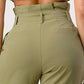 TWO PIECE PANT SET, BELT INCLUDED