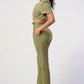 TWO PIECE PANT SET, BELT INCLUDED