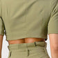 TWO PIECE PANT SET, BELT INCLUDED