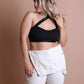 LETOs Plus-size Cross Front Bralette