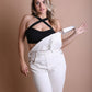 LETOs Plus-size Cross Front Bralette
