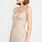 EMORY PARK Junior Spaghetti Straps Crop Top with an Open Back
