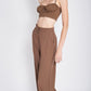 EMORY PARK Junior Spaghetti Straps Crop Top with an Open Back