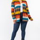 EG FASHION Stripe Elbow Patch Cardigan