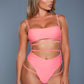 Wicked Women's Peach 1 Piece Venetia Swimsuit
