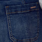 INSANE GENE Buttoned-front Midi Denim Overall Dress