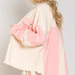 POL Color block Oversized Shacket