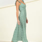 HYFVE Shimmery Tiered Midi Floral Dress