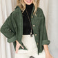 JADE by JANE Ribbed Autunm Velvet Jacket