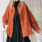 JADE by JANE Ribbed Autunm Velvet Jacket