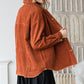 JADE by JANE Ribbed Autunm Velvet Jacket