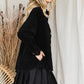 JADE by JANE Ribbed Autunm Velvet Jacket