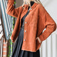 JADE by JANE Ribbed Autunm Velvet Jacket