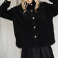 JADE by JANE Ribbed Autunm Velvet Jacket