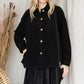 JADE by JANE Ribbed Autunm Velvet Jacket