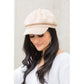 AILI'S CORNER Suede Newsboy Cap