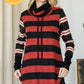 Jade by Jane Women's Plus-size Horizontal Strip Hoodie