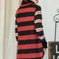 Jade by Jane Women's Plus-size Horizontal Strip Hoodie