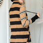 Jade by Jane Women's Plus-size Horizontal Strip Hoodie