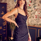 DO + BE COLLECTION Drape Front Side Ruched Dress