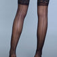 Keep A Secret Thigh Highs Black Queen