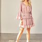 MUSTARD SEED Woven Peasant Dress with an Elasticized Waist