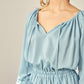 MUSTARD SEED Woven Peasant Dress with an Elasticized Waist