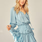 MUSTARD SEED Woven Peasant Dress with an Elasticized Waist