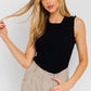 GILLI Ruffle Detail Sleeveless Sweater Top