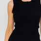 GILLI Ruffle Detail Sleeveless Sweater Top