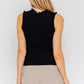 GILLI Ruffle Detail Sleeveless Sweater Top